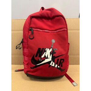 Nike Air Jordan Jumpman Logo‎ Classic School Backpack Red 0257-R78 319 Size L